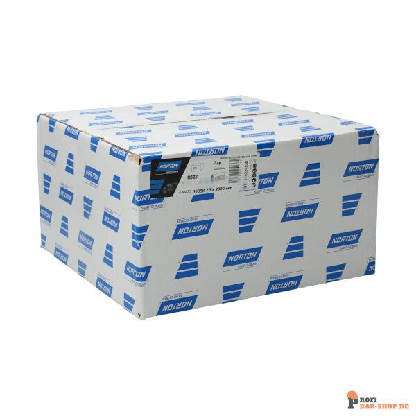 nortonschleifmittel/NORTON_schleifmittel_63642539388 Narrow Belts Norton R822 75.00x2000 GRIT 40_138232